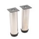 thumbnail image 2 of 2 Uds Patas De Pie De Sofá Ajustables Muebles De Acero Inoxidable Pies De Armario 18cm, 2 of 5
