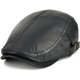thumbnail image 1 of VOBOOM Men's and Women's Adjustable Genuine Leather Ivy Cap Newsboy, 1 of 3