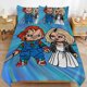 thumbnail image 1 of Chucky Bed Duvet Cover Microfiber Bedding Sets 3D Printed Lightweight 3 Piece Comforter Sets for Adlut Boys Girls, 1 of 5
