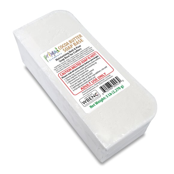 Base de jabón Primal Elements 2,27 kg con manteca de cacao
