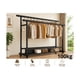 thumbnail image 1 of Perchero De Ropa Doble Nivel Con Ruedas - Capacidad 100kg, 1 of 3
