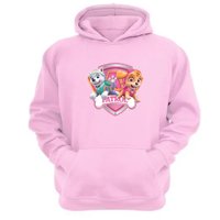 Genérico - Polerón Canguro Paw Patrol Rosa Talla L Unisex