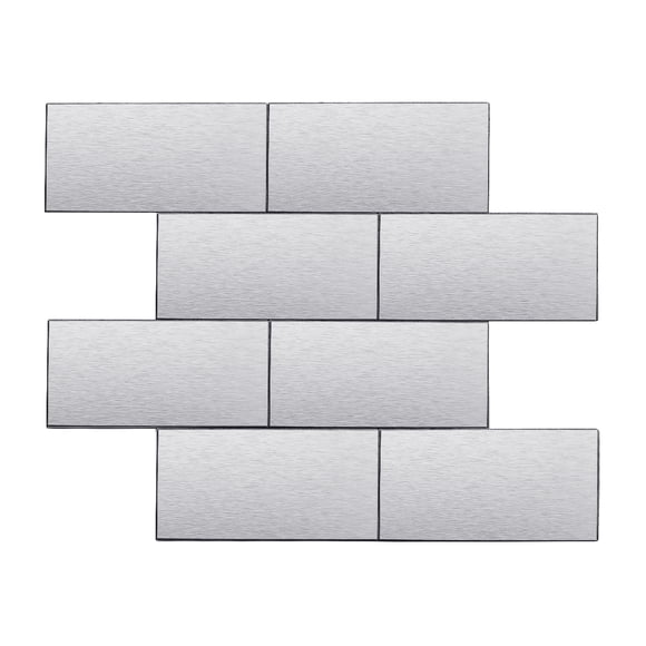 Mosaiko autoadhesivo Brick Metal 4 mm