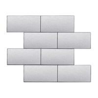 Dekofix - Mosaiko Autoadhesivo Brick Metal 4 Mm