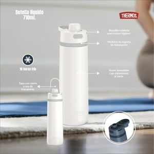 Thermos - Botella Acero Inoxidable Guardian White 710Ml