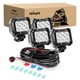 thumbnail image 1 of Kit de 4 pods LED Nilight de 4 pulgadas, 18W, haz flood para off-road, 1 of 8