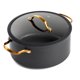 thumbnail image 1 of Olla ThymeTable 5 qt (4732 ml) antiadherente con tapa de vidrio dorado, 1 of 3