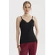 thumbnail image 1 of Polera Peto Mujer Pabilo Escote Con Encaje Negro, 1 of 4
