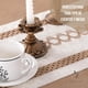 thumbnail image 4 of Camino De Mesa Decoración Yute Manteles De Centro 180 X 30 Cm Blanco, 4 of 10
