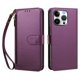thumbnail image 3 of Funda con Billetera para [iPhone 16 Pro] con Bolsillo Zipper y Tarjetero Violeta, 3 of 6