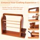 thumbnail image 2 of Porta-hilos de madera Stowcove con soporte para celular y 3 barras, 2 of 7