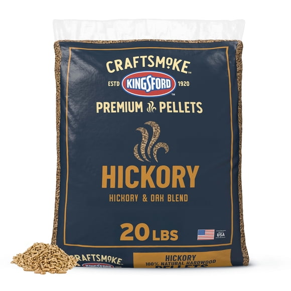 Pellets de madera para asar Kingsford Craftsmoke Hickory 9 kg