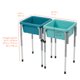 thumbnail image 2 of Mesa sensorial Back2School Express doble con tapas Seafoam, 2 of 9