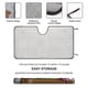 thumbnail image 2 of El Show De Oso Yogi Parasol Para Parabrisas Delantero Protector Plegable Visera Solar Para Auto Bloquea Rayos Uv Mantiene Tu Vehículo Fresco140cm*76cm, 2 of 6