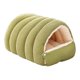 thumbnail image 2 of Cueva De Invierno Suministros Regalos Multiusos PP Algodón Cama Para Mascotas Refugio Para Gatos Verde Cálido M, 2 of 5