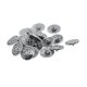thumbnail image 4 of 20 piezas de botones de costura de aleación de plata tibetana de 1 agujero nudo celta de 17 mm, 4 of 5