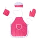thumbnail image 3 of 4 Uds. De Juguetes Para Juego De Imitación De Cocina Para Niños Con Delantal Y Gorro De Chef, Manopla Para Horno, Almohadilla Caliente, 3 of 3