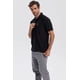 thumbnail image 2 of Polera Hombre Piqué Básica Lisa Negro - V, 2 of 4