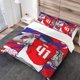 thumbnail image 1 of 3pcs Gun Factory Red Jersey No. 41 Rice Print Three-Piece Set Duvet Cover + Double Pillowcase, 1 of 1