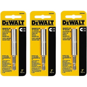 Dewalt - Soporte Magnético Para Brocas Dw2045 Professional De 3 Pulgadas (Paquete De 3)