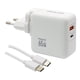 thumbnail image 1 of CARGADOR DE PARED SUPER RAPIDO 65W USB A Y TIPO C OPEN BOX, 1 of 7