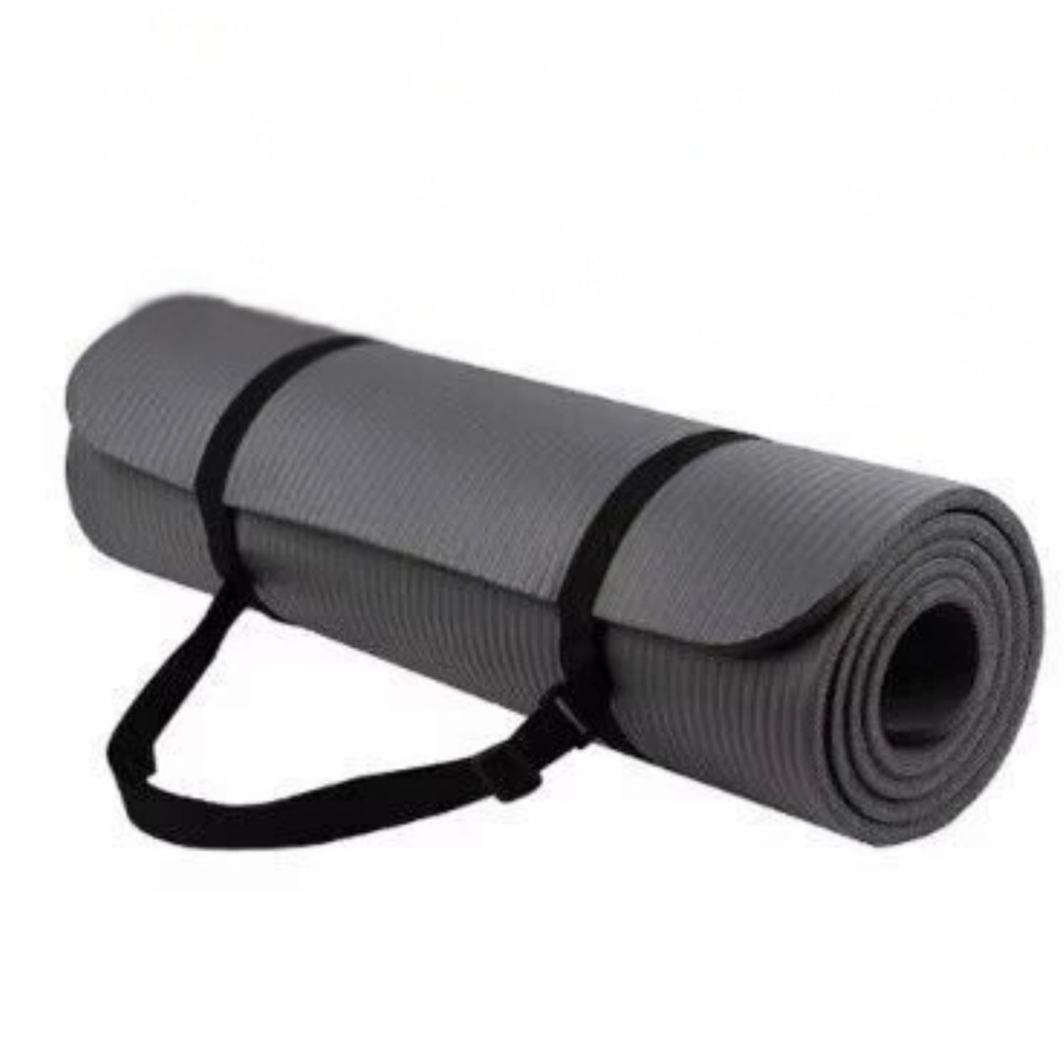 Crusec - Yoga Mat Tapete Colchoneta Pilates 180x60x1 Cm Con Correas