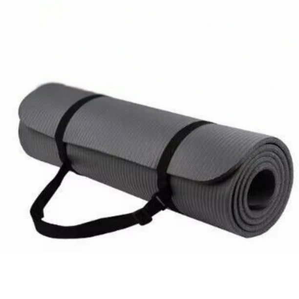 Yoga Mat Tapete Colchoneta Pilates 180x60x1 cm Con Correas