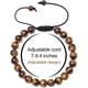 thumbnail image 3 of Pulseras de piedra natural para hombres, regalos: pulsera de ojo de tigre con cuentas de 8 mm, pulsera de roca de lava, pulseras para aliviar el estrés, joyería para hombres, regalos para papá, abuelo, 3 of 7