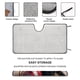 thumbnail image 2 of Capitán América Parasol para Parabrisas Delantero Protector Plegable, Visera Solar para Auto Bloquea Rayos UV Mantiene tu Vehículo Fresco140cm*76cm, 2 of 6