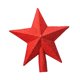thumbnail image 3 of Estrella Para La Punta Del árbol De Navidad, Colgante, Regalos Festivos Para Interiores, Ventana, Rojo, 3 of 5
