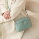 thumbnail image 5 of Bolso bandolera pequeño de piel para mujer (azul), 5 of 7