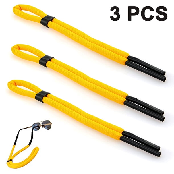 Paquete de 3 correas flotantes para gafas de sol, soporte para gafas de sol, para surfear, velero, nadar