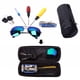 thumbnail image 3 of Estuche de herramienta de bicicleta impermeable - bolsa de almacenamiento de ciclismo para bicicletas de montaña y de carretera - bolsa de cremallera de concha dura con jaula de botella (neg, 3 of 3