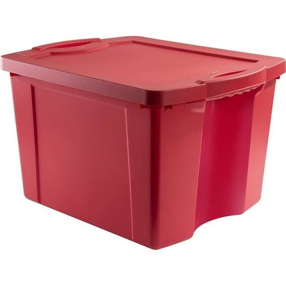 Caja Organizadora Fullbox 75L Polipropileno Rojo
