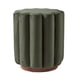 thumbnail image 3 of Puff Ottoman Better Homes Gardens Lillian Velvet Verde Redondo, 3 of 3