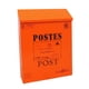 thumbnail image 4 of Creative Iron Mail / Letter / Post / Newspaper Holder Box Orange Red_Big Letters, 4 of 5