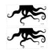 thumbnail image 1 of 2 Piezas De Pegatinas De Halloween Para Inodoro, Pegatinas De Pared Para Ventana, Cocina, Baño, Pulpo Negro, 1 of 5