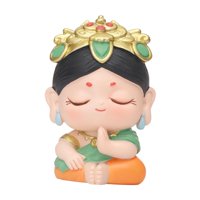 Magideal - Estatuilla De Estatua De Buda Artesanal, Adornos De Micropaisaje De Resina Lindos, Decoración De Figura De Buda, Adornos Para Decoración De Habitación Estilo B