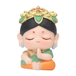Magideal - Estatuilla De Estatua De Buda Artesanal, Adornos De Micropaisaje De Resina Lindos, Decoración De Figura De Buda, Adornos Para Decoración De Habitación Estilo B