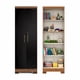 thumbnail image 4 of Alacena Armario Multiuso 2 Puertas con Llave Canela Negro 187x60.9x37.3 cm MDP Be Design, 4 of 5