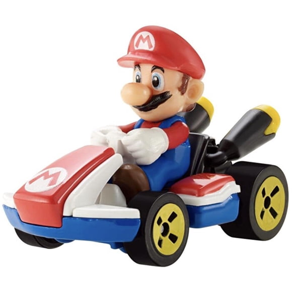Mario Kart GBG26 de Toy Hot Wheels 1:64 Mario fundido a presión con karts