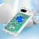 thumbnail image 4 of Funda Para Google Pixel 8a Con Brillo Líquido, Protección Completa Y Soporte De Anillo Giratorio, 4 of 4