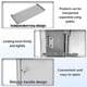 thumbnail image 4 of Caja de bandeja de transferencia de muestras de acero inoxidable 34 x 15 x 32 cm con doble puerta, 4 of 9
