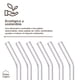 thumbnail image 3 of Set 6 Bombillas Vidrio Reutilizables Home Logics 1 un, 3 of 7