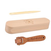 Magideal - Badajo De Sastre De Madera Dura De 3 Piezas, Tabla De Herramientas De Costura De Madera, Agarre Cómodo, Herramienta De Aplanamiento, Badajo De Acolcha