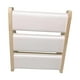 thumbnail image 2 of Soporte De Exhibición Para Collares, Estante De Presentación De Joyería De Mesa De Tres Capas De Madera Maciza, Color Blanco, 2 of 3