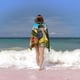 thumbnail image 2 of Dino Dan Toalla de playa de secado rápido con diseño temático, regalo para mujeres y niñas, ideal para cumpleaños, fans, amantes de la música, uso en la playa o al aire libre, 78 × 160 cm, 2 of 6
