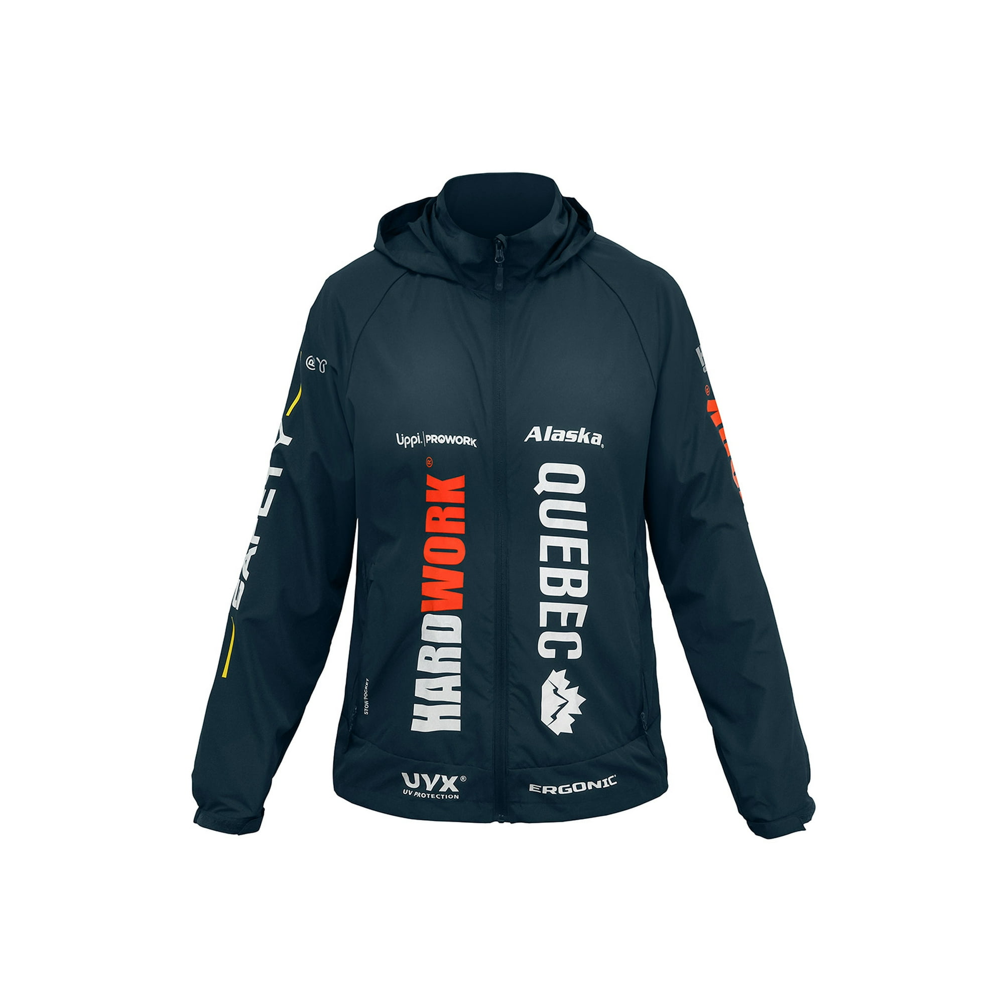 Hardwork - Cortaviento Hw Vent Mujer Azul Oscuro Print