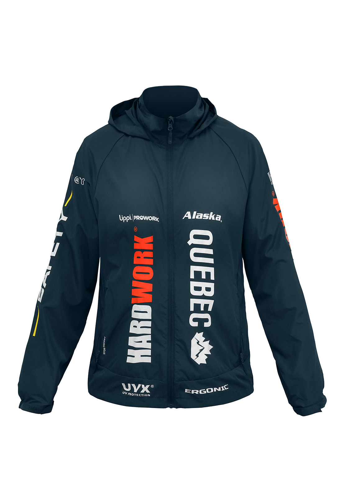 Hardwork - Cortaviento Hw Vent Mujer Azul Oscuro Print