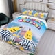 thumbnail image 3 of Plátanos en Pijamas Conjunto de sábanas temático, trío de piezas, cómodo y amigable con la piel, diseño único, regalo de decoración para el hogar para familiares, amigos y fans,135cm *200cm, 3 of 6